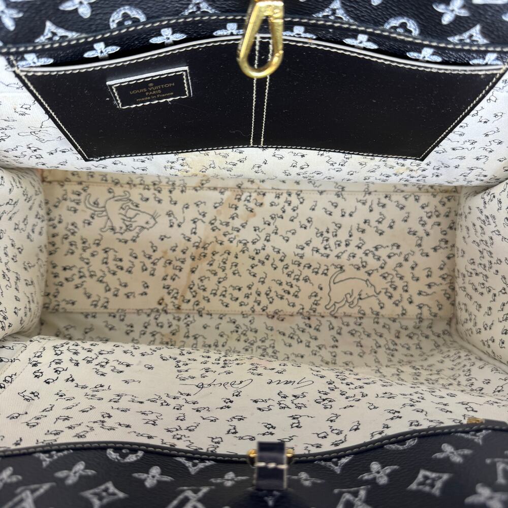 Louis Vuitton Catogram Steamer Bag Cabas XXL cat tote Grace Coddington Monogram - Picture 6 of 16